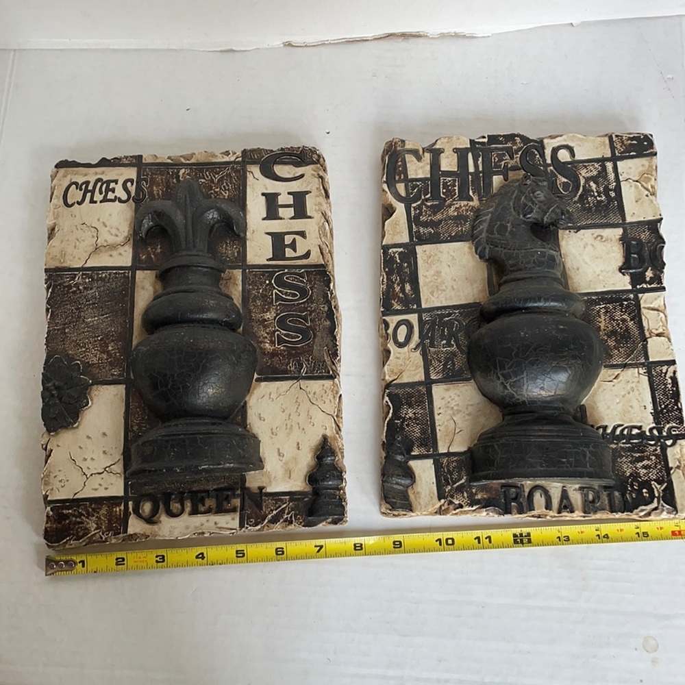 Chess wall art for game room 3D